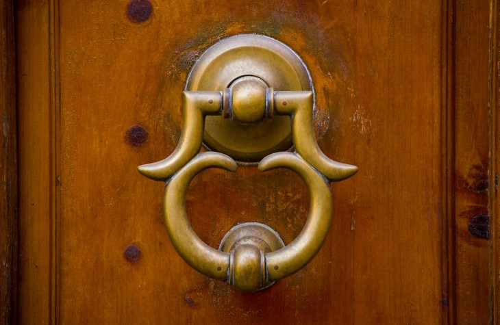 montalcino, italy, doorknob