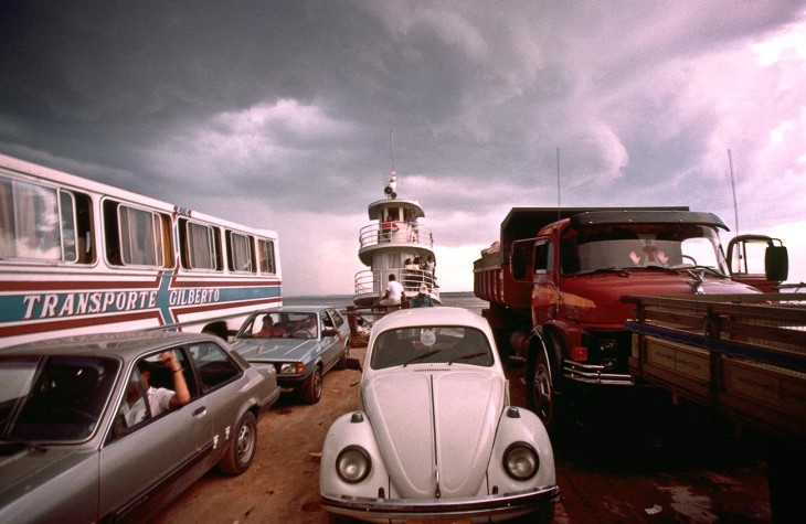 amazonas, barge, vw beatle