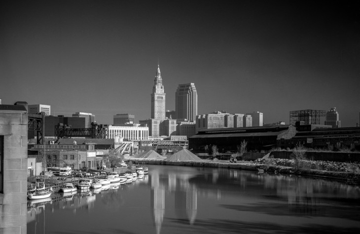 cleveland, cityscapes, terminal tower, cuyahoga river