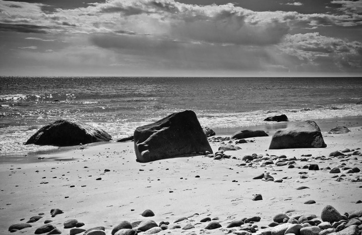 moshup beach, sea, sky, rocks