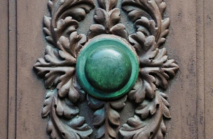 santa fiora, italy, doorknob