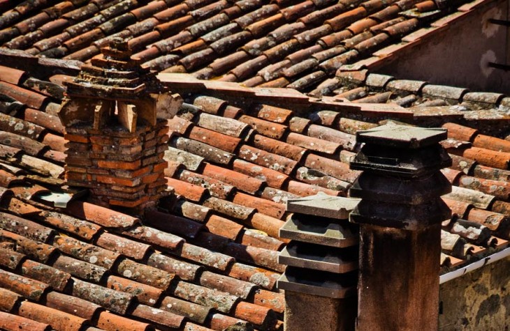 santa fiora, italy, rooftops