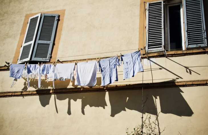 italy, clothesline