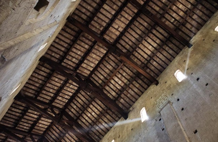 st antimo, abbey, italy, ceiling