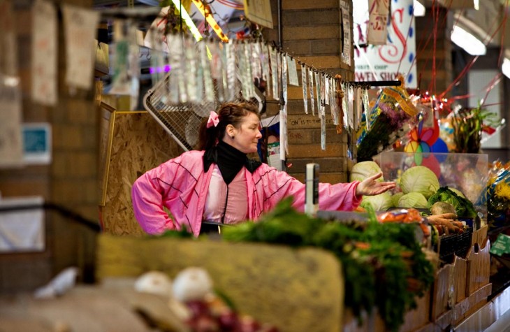 west side market vegetable vendor