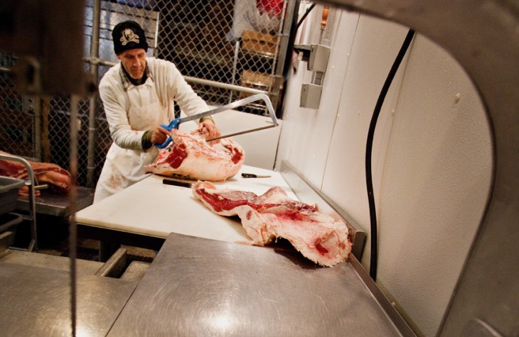 west side market, vendor, butcher, meat